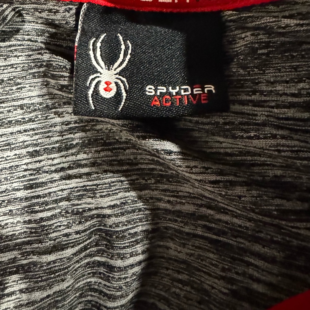 Spyder Active Gray And Red Pullover - image 4